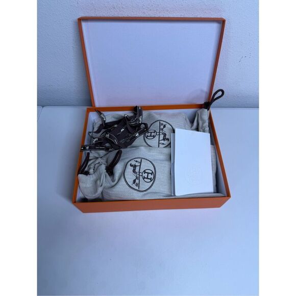 NEW HERMES ORAN SHEARLING WOOL ORANGE SANDALS WOMENS 41,5 EU/ 11 US See Notes - Picture 12 of 16